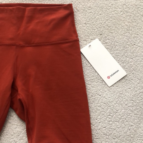 Lululemon NWT wunder under shorts Aztec brick - Picture 2 of 4